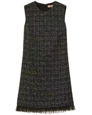 Twinset Kleedjes ,Zwart ,Polyester Short Kleedjes