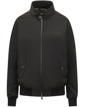 Baracuta Jassen ,Zwart ,Katoen G9 Gavin Watson Jas