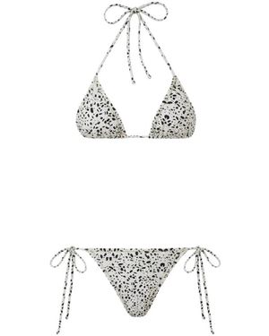 Reina Olga Badmode ,Wit ,Concetta Bikini Set Dotty