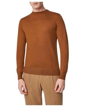 L.B.M. 1911 Round-Neck Knitwear - Marrone
