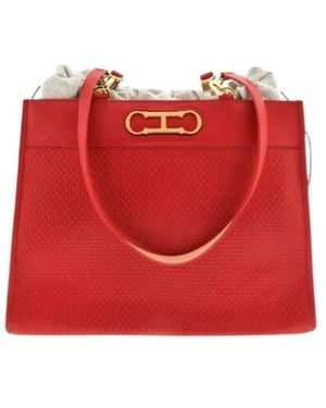Carolina Herrera Shopping Bags - Red