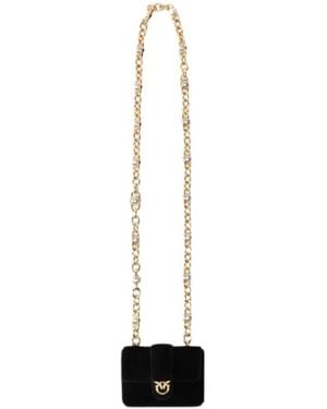 Pinko Pocket Necklace Suede - Wit
