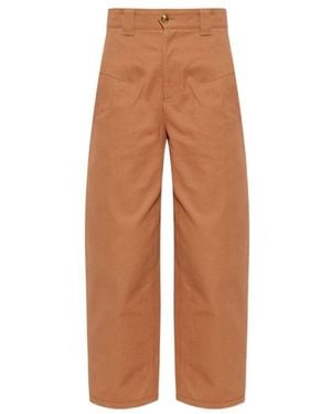 Chloé Straight Trousers - Brown