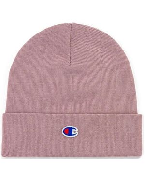 Champion Rosa print polyester kappe herbst/winter - Lila