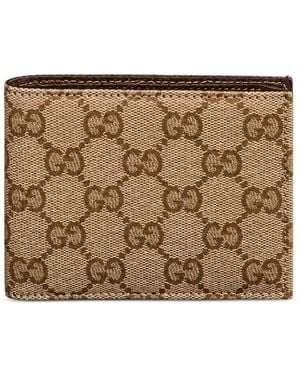 Gucci Accessoires ,Gg Bi-Fold Portemonnee - Metallic