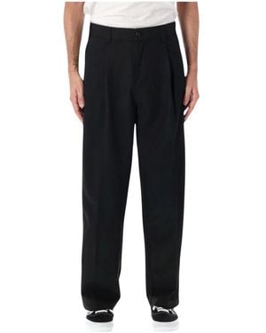 Obey Straight Trousers - Nero