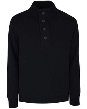 Gran Sasso Lupo Rollkragenpullover - Schwarz