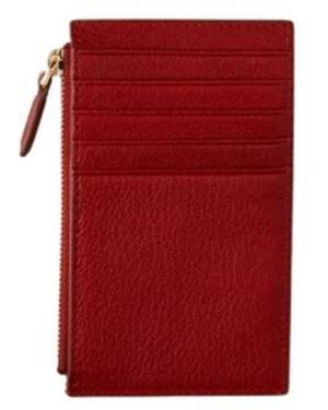 Borbonese Medium Cardholder Pouch - Rood