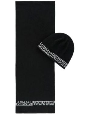 ARMANI EXCHANGE Winter Scarves - Nero