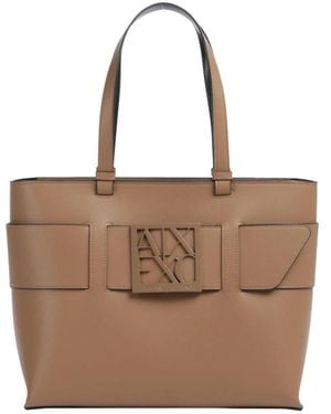 ARMANI EXCHANGE Tote Bags - Marrone