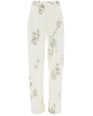 Victoria Beckham Wide Trousers - White
