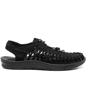 Keen Schoenen ,Zwart ,Monochromatische Iconische Vetersneaker
