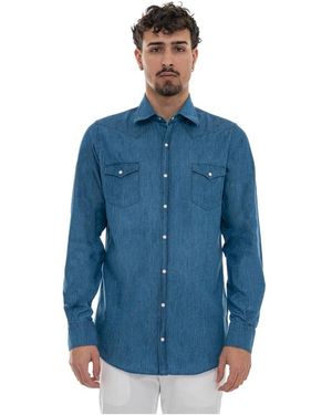 Tramarossa Marco Jeans Shirt - Blauw