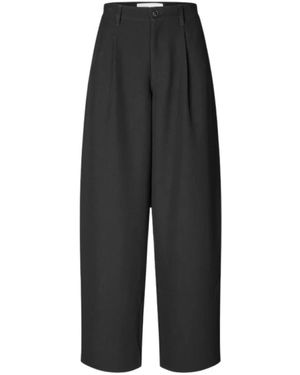 Samsøe & Samsøe Wide Trousers - Nero