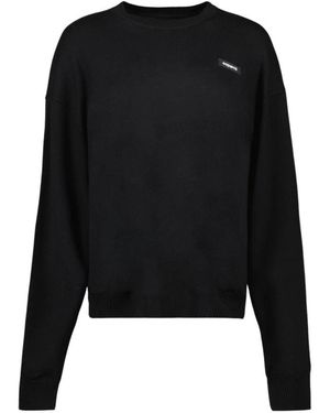 Coperni Truien & Vesten ,Zwart ,Logo Truien Sweater