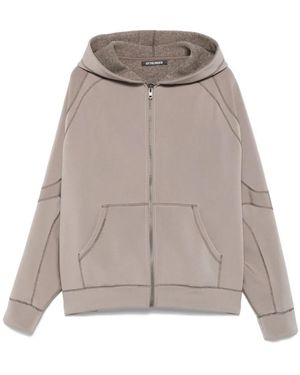OTTOLINGER Neutrale Hoodie Met Rits Buitenkleding Lange Mouwen - Grijs