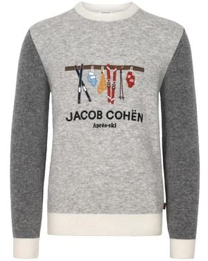 Jacob Cohen Round-Neck Knitwear - Grey