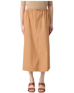 Twinset Midi Skirts - Brown