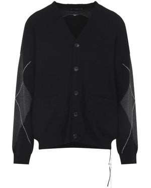 MASTERMIND WORLD Luxe Zwarte Cashmere Sweater Aw25