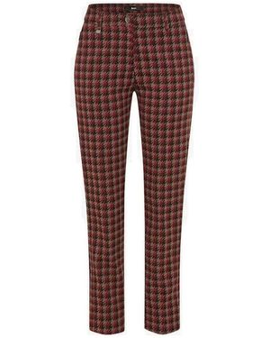 Brax Slim-Fit Broeken - Rood