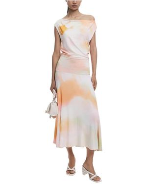 Desigual Midi Dresses - Naturel