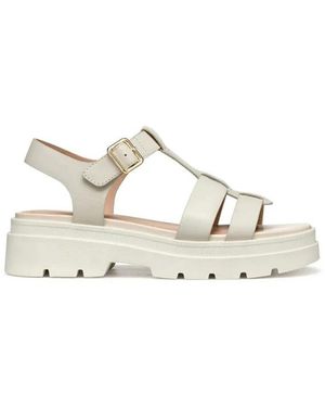 Geox Flat Sandals - Metálico