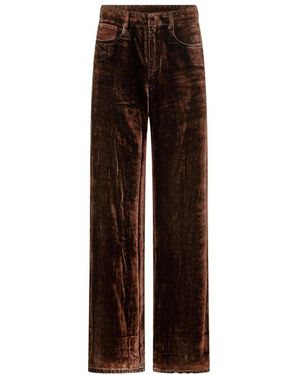 Pierre Louis Mascia Wide Trousers - Brown