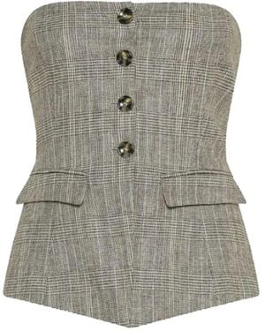 Marella Sleeveless Tops - Grey