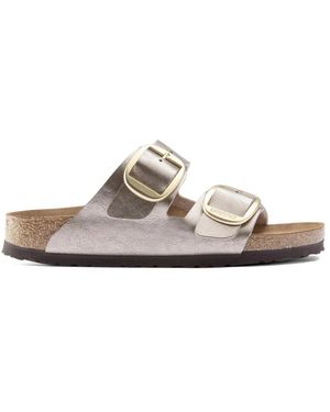 Birkenstock Sliders - White