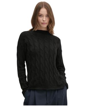 Benetton Round-Neck Knitwear - Negro