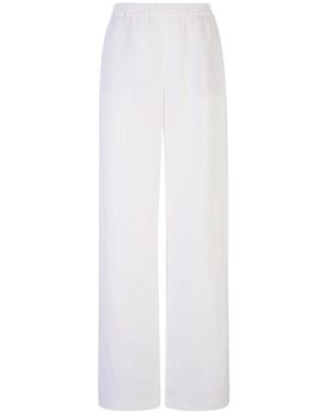 Eleventy Wide Trousers - White