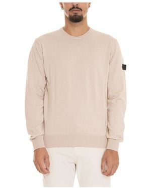 Peuterey Round-Neck Knitwear - Natural