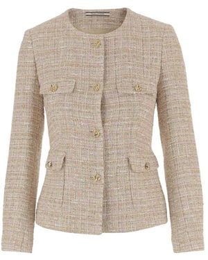 Tagliatore Tweed Jackets - Natural