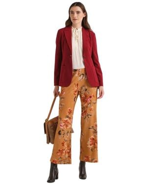 Maliparmi Wide Trousers - Rojo