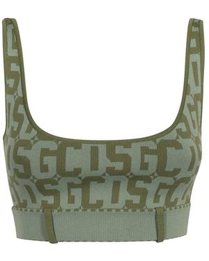 Gcds Sleeveless Tops - Green