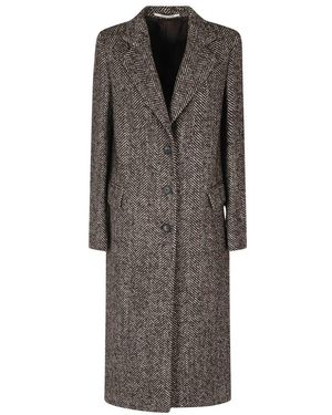 Tagliatore Single-Breasted Coats - Marrón