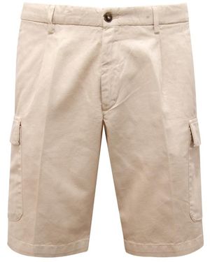 BRIGLIA Casual Shorts - Natural