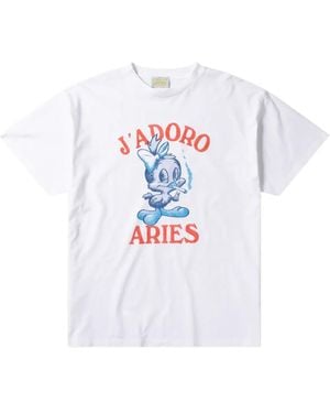 Aries T-Shirts - Blanc