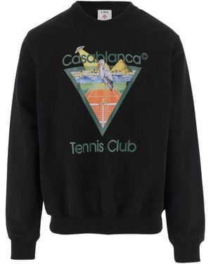 CASABLANCA Sweatshirts - Black