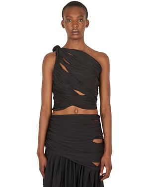 DI PETSA Tops ,Zwart ,Polyester Tops