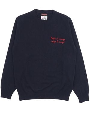 MC2 Saint Barth Round-Neck Knitwear - Blue