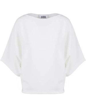 Alpha Studio Blouses - White