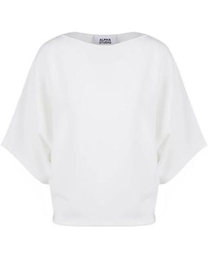 Alpha Studio Blouses - White