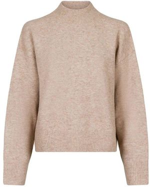 Neo Noir Weicher strickpullover - Natur