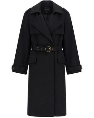 Guess Trench Coats - Nero