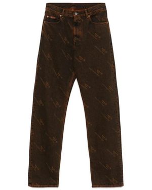 Martine Rose Straight Jeans - Brown