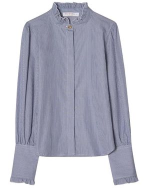 BUSNEL Maira Gestreifte Bluse - Blau