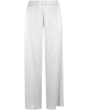 Antonelli Broeken ,Grijs ,Wide Leg Pant - Wit