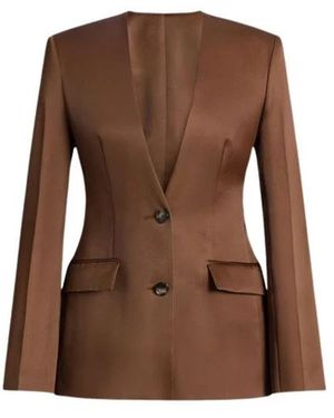Alberta Ferretti Blazers - Brown