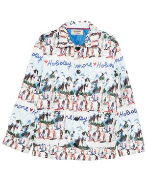 ALESSANDRO ENRIQUEZ Light Jackets - Blauw